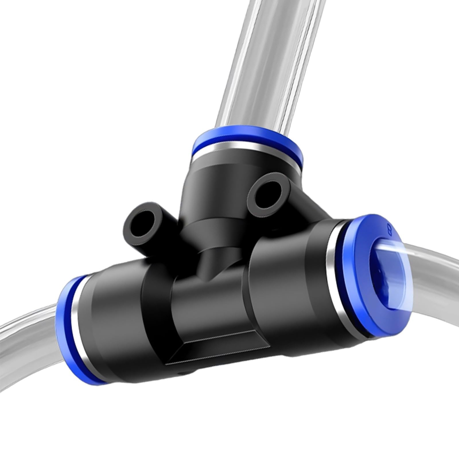 Conectores de 3 vías de manguera de polietileno PEG PEW Tee 4, 6, 8, 10, 12 mm (25 unidades, caja de 3)