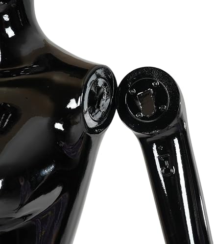 Miniatura 8 de Maniquí femenino de cuerpo completo  Forma de vestido ajustable de 72.8 pulgadas de alto con pecho grande, partes desmontables, cabeza de huevo,