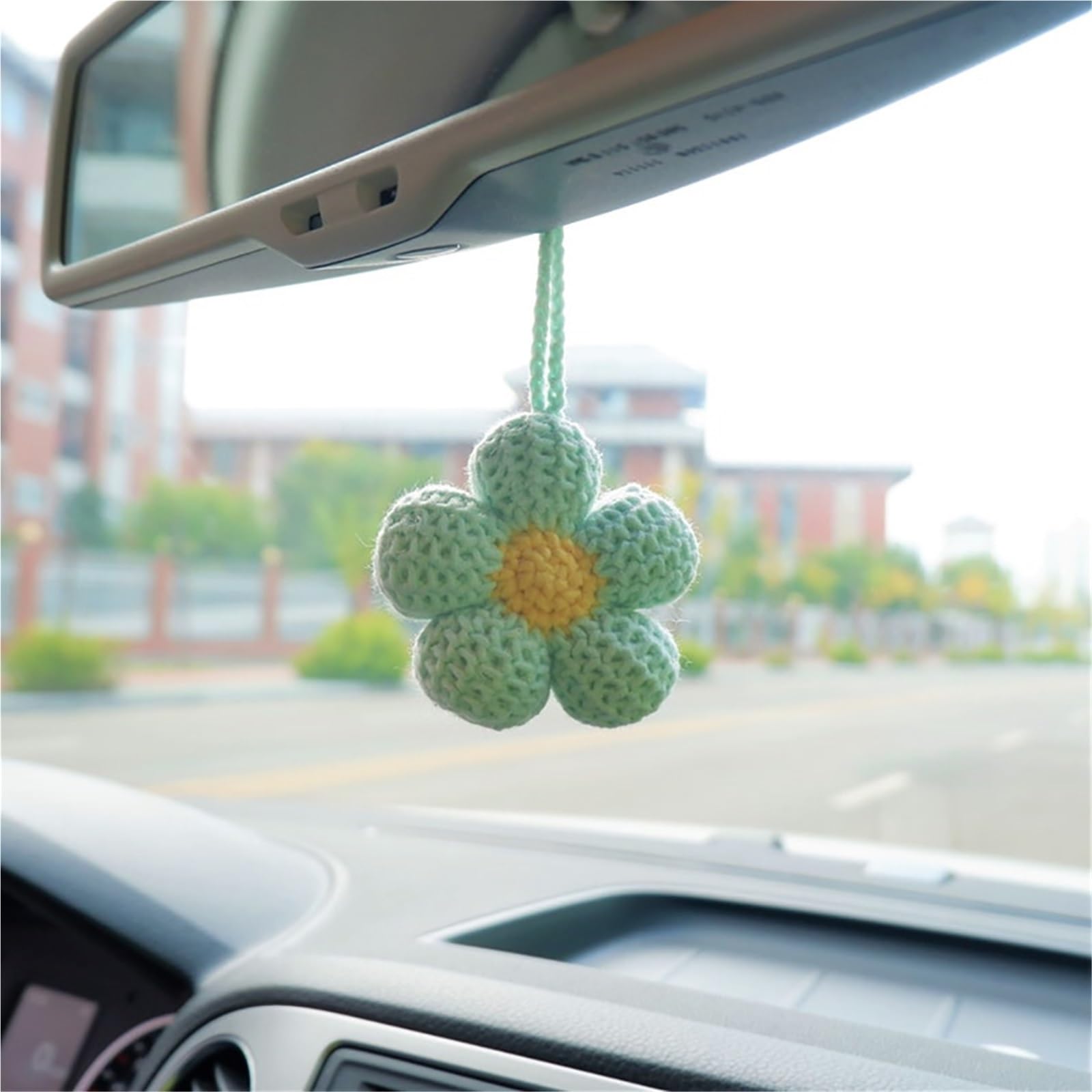 Autospiegel Anhänger Gestricktes 5 Stück Blumen-Zubehör for Aufhängen von Autospiegeln
