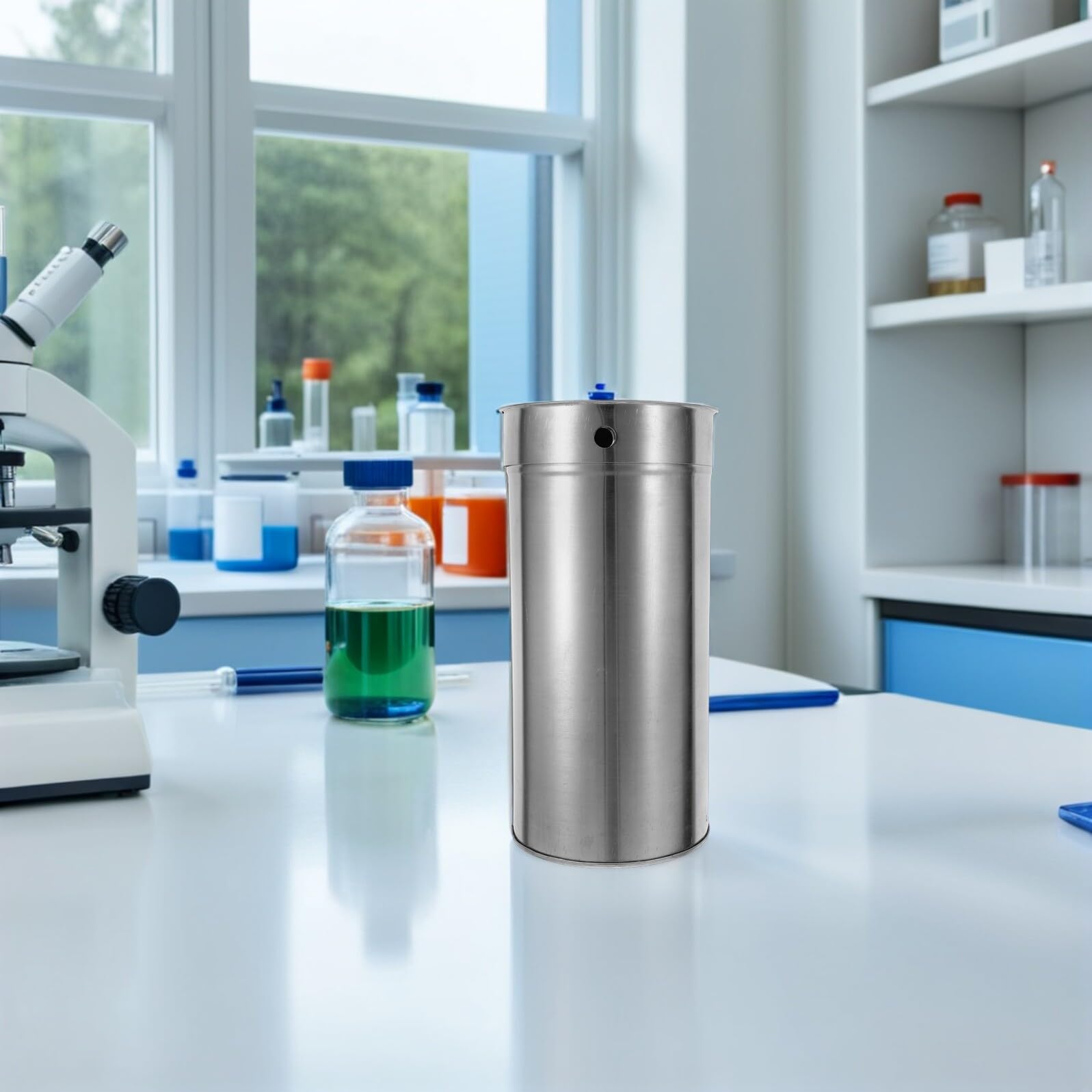 Beaupretty Tubo De Acero Inoxidable Para Placas De Petri Y Equipos De Laboratorio Tubo De Acero Inoxidable Para Equipos Y Herramientas Para Suministros De