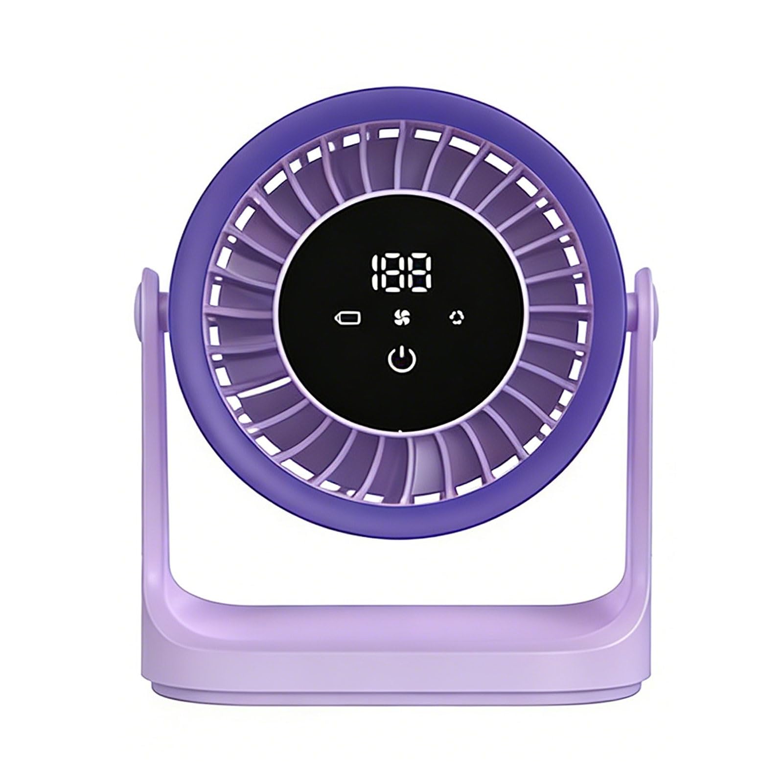 FROMCEO 100 Speed Adjustable Desktop Fan with Digital Display Quiet Desktop High Speed Fan for Offices Home Use Enduring Digital Display Quiet Table