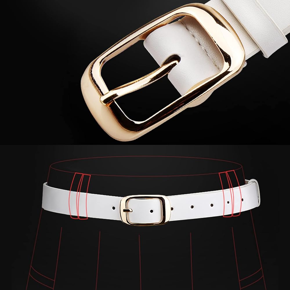 Amazon.co.jp: [IFEND] ゴルフ ベルト レディース PUレザー 細