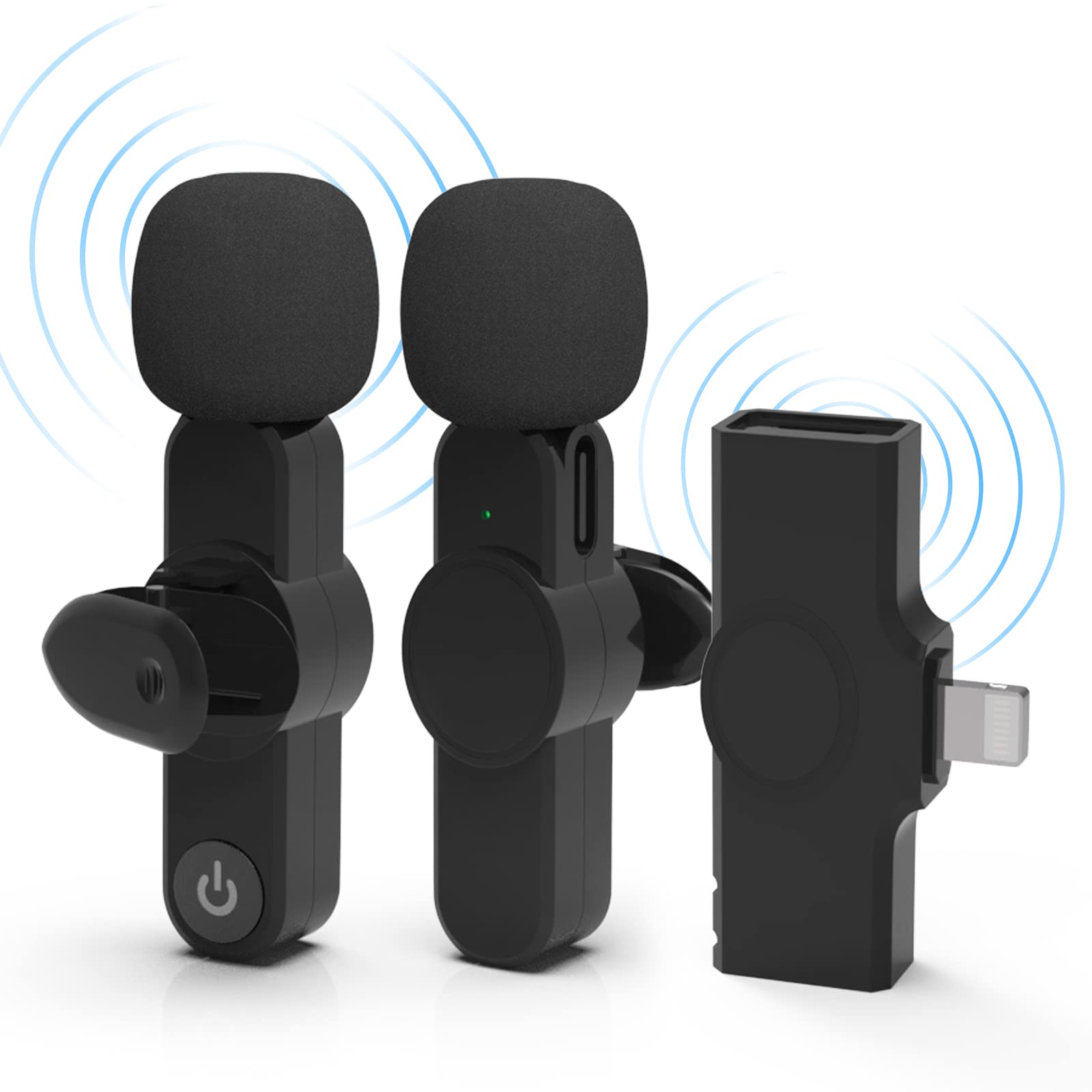 Buy 180°AutoSyncs Mini Lavalier LapelWireless MicrophoneWireless