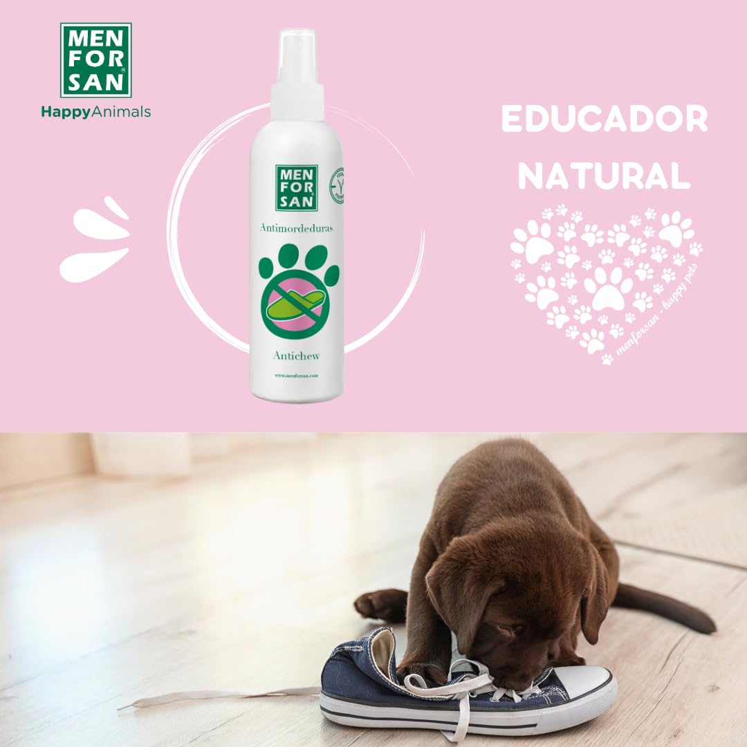 MENFORSAN Antibites Mobilier et Textile pour Chien 125 ML - Lot de 2 - Prévient Les morsures indésirables