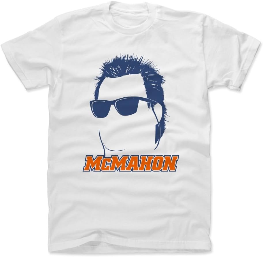500 LEVEL Jim McMahon Shirt - Vintage Chicago Football Men's Apparel - Jim McMahon Silhouette