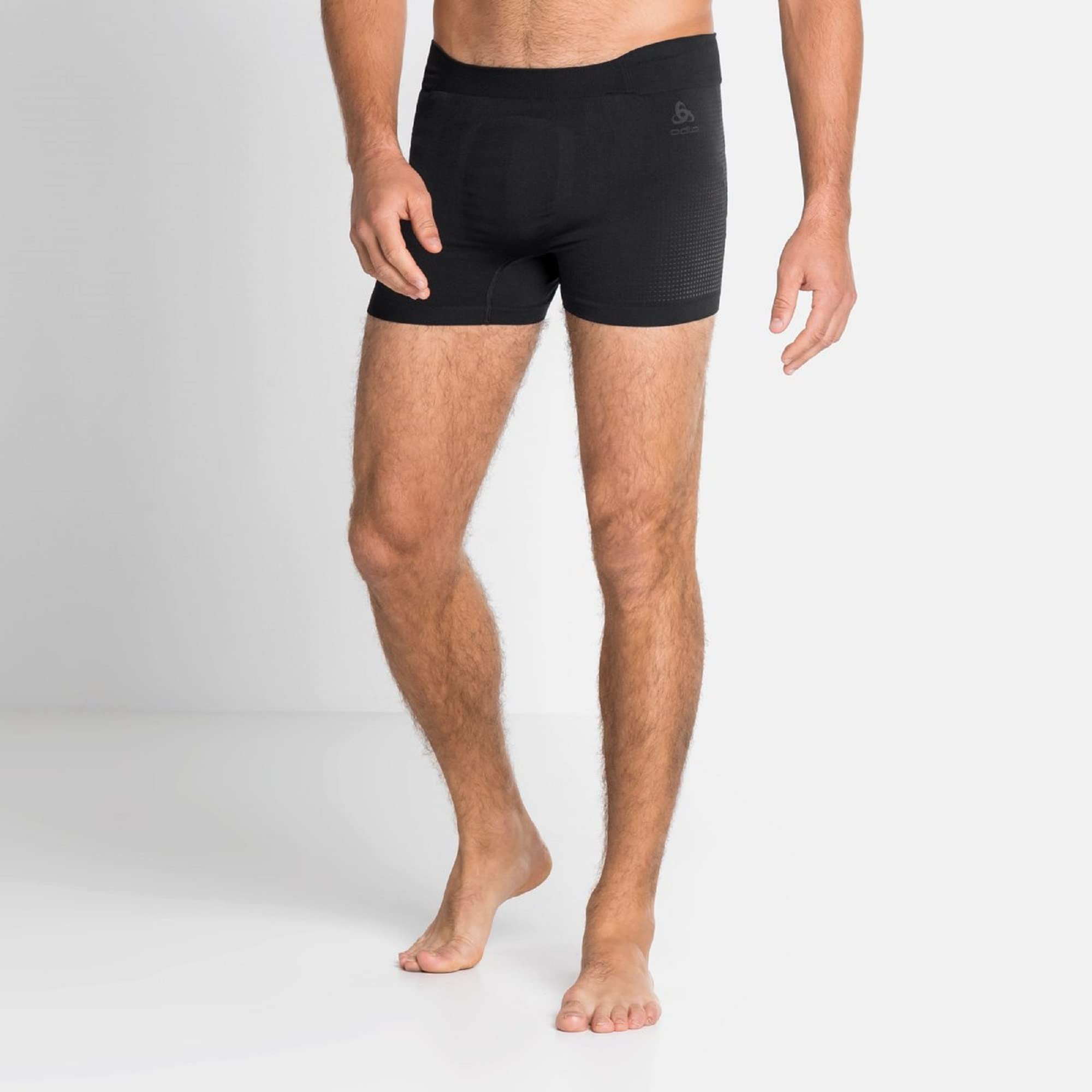Odlo Funktionsunterwäsche für Herren Performance Warm | Atmungsaktive Schwarze Boxershorts | Thermounterwäsche für den Winter