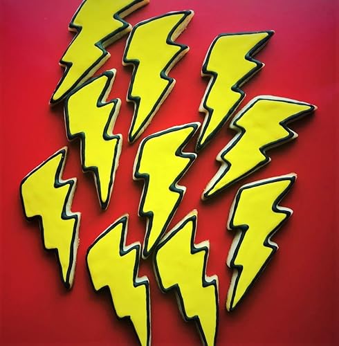 Miniatura 7 de Cortador de galletas Lightning Bolt de 4.25 pulgadas, fabricado en Estados Unidos por Ann Clark