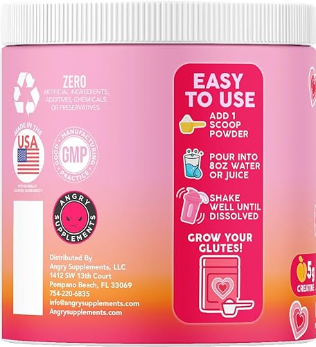 Miniatura 3 de Better Booty Builder Powder - Creatine Monohydrate Supplement for Women Glutes & Muscle 5g Vegan Creatina w. Collagen Glutamine BCAAs & Hydration