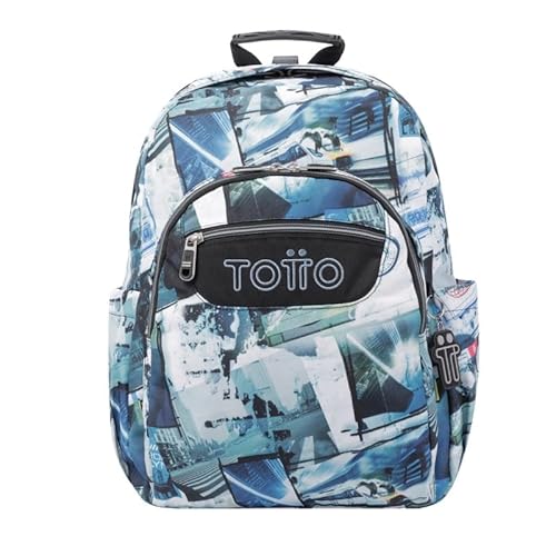 TOTTO MORRAL ACUARELES Mochila, Juventud Unisex, Multicolor (Multicolor), Talla única