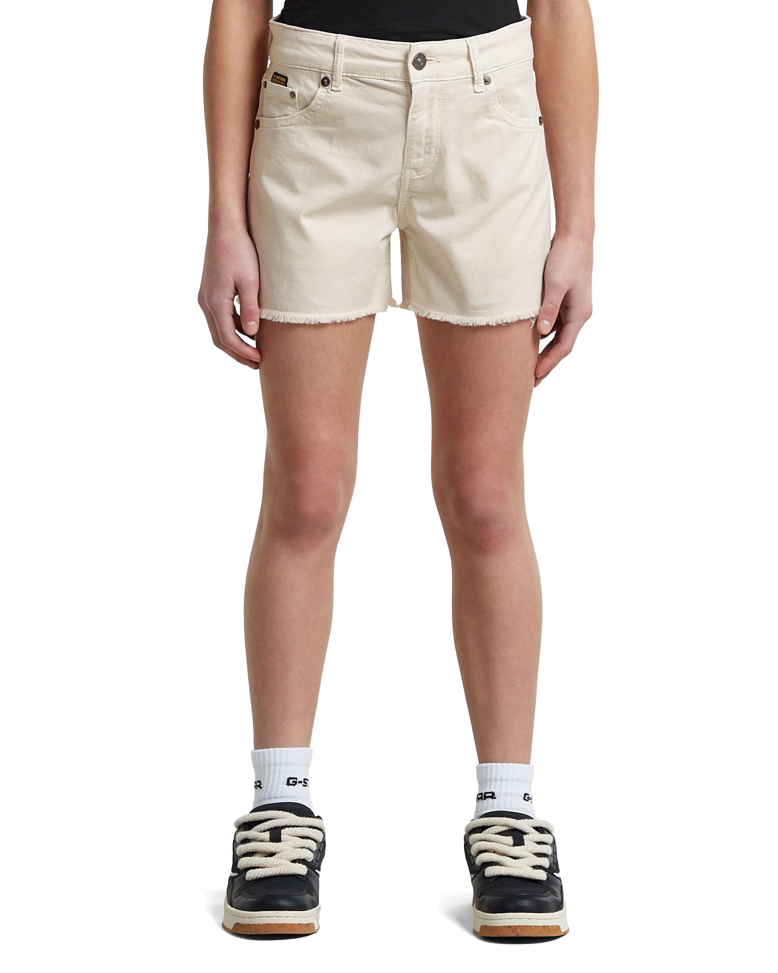 G-Star - True Shorts Raw Edge G, Pantaloncini Bambine e Ragazze