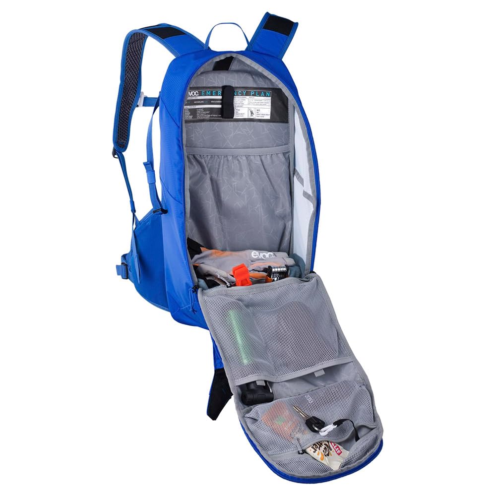 Zaino da bicicletta EVOC RIDE 16, zaino per attività all'aperto e uso quotidiano (zaino da trekking con intelligente sistema di gestione delle tasche, zaino idrico con scomparto per sacca idrica)