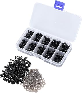 SEWACC Brinquedos De Pelúcia De Pelúcia Encaixotados 142 Peças Olhos De Pelúcia Bonecos De Artesanato Olhos De Segurança Para Brinquedos De Plástico Feitos À Mão Brinquedos De