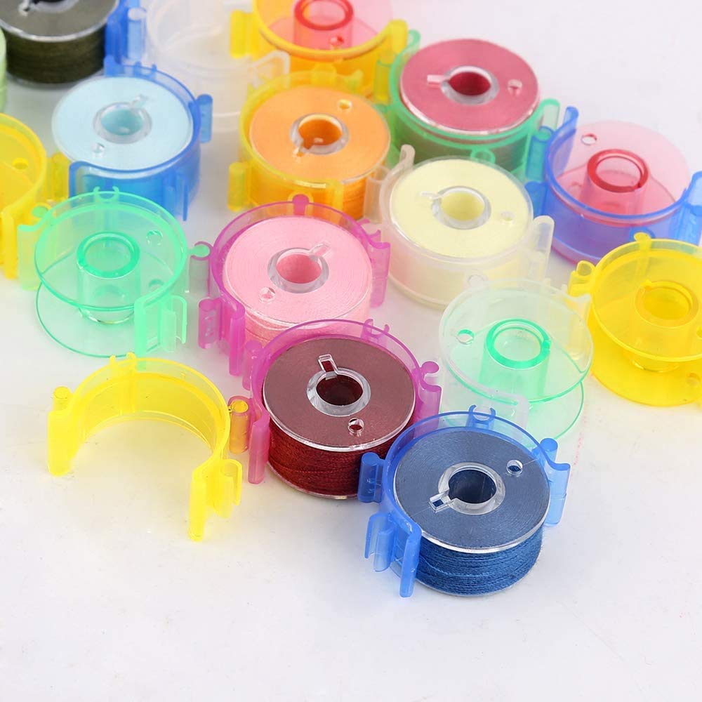 100 pcs/Pack Sewing Bobbin Small Clips Sewing Tool Accessory Color Thread Clips Holder Tool