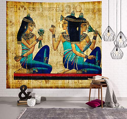 Tapiz Egipto de pared para mujer retro, estilo hippie, decoración para el hogar, dormitorio, 150 x 200 cm