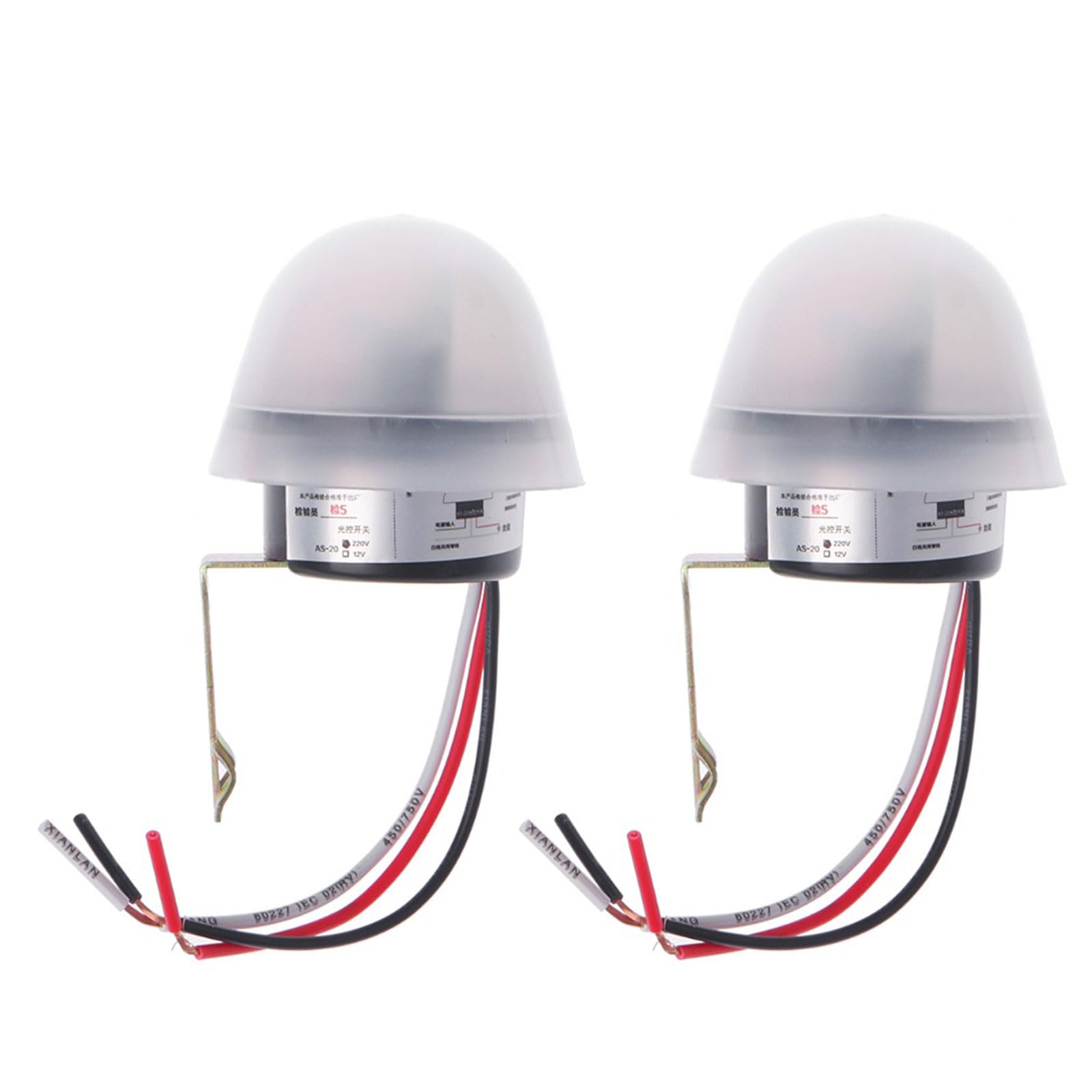 LIUZIKUN 2Pcs 220V Outdoor Light Control Sensors Photocell Street Light Lamp Switches Waterproof Sensitive Auto Switches