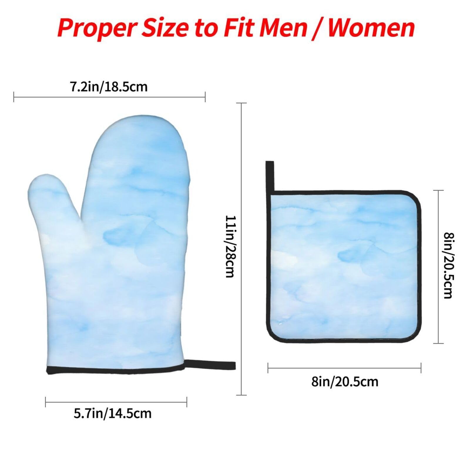 Maniques de Cuisine Gants de Cuisson Lavable en Machine Facile a Nettoyer
