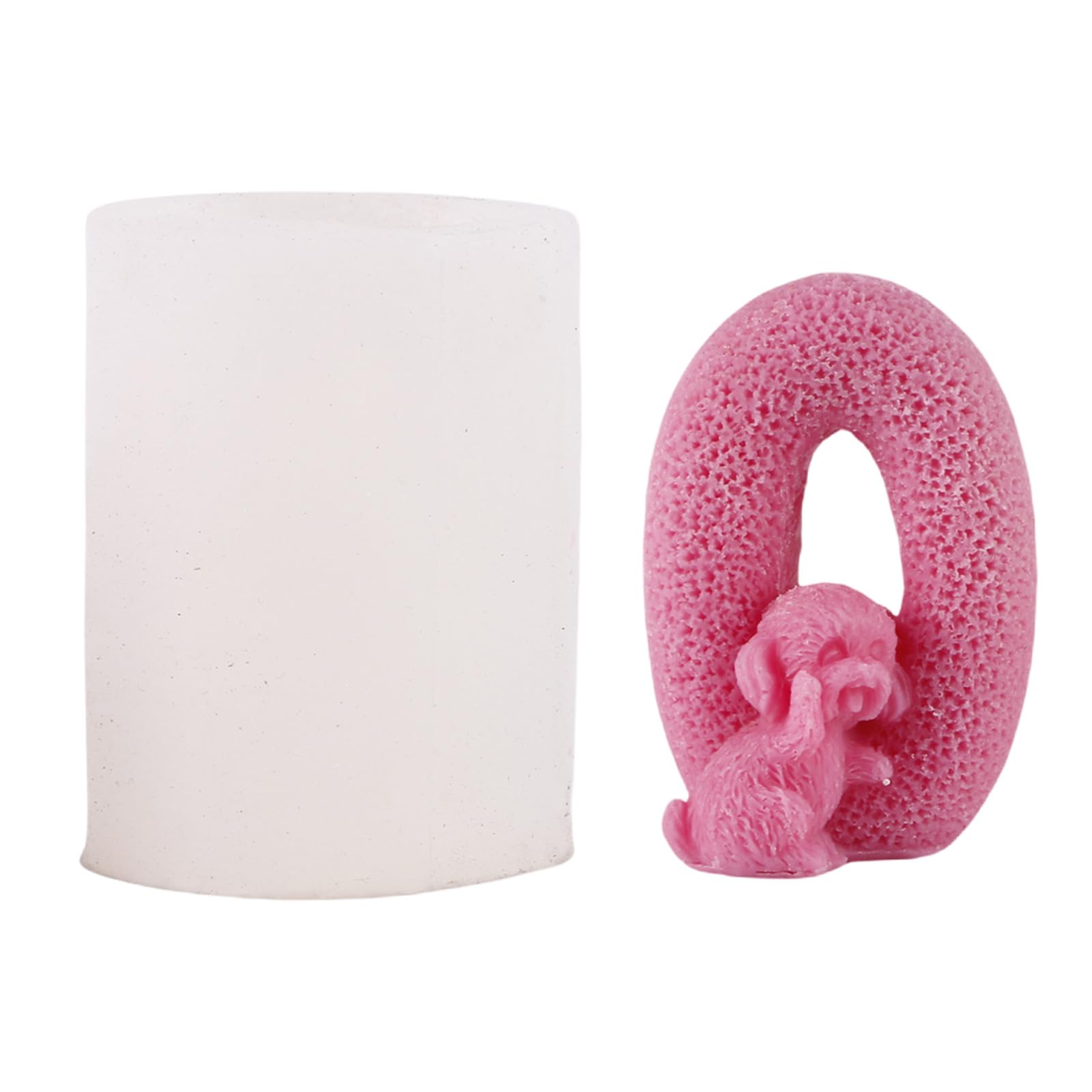 Buxuaaaa Castings Molds Love Sculpture Dogs Molds Silicone Plasters Valentines Day Ornament Love Sculpture Dogs Casting