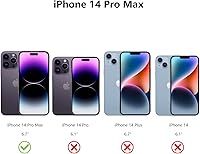 Vista 2 de ZTOFERA Funda cruzada para iPhone 14 Pro Max con correa de cordón, cuerda ajustable, funda suave de silicona líquida para iPhone 14 Pro Max de 6.7