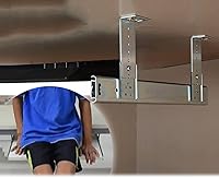 Vista 1 de 1 par de corredores de rodamientos de bolas de metal resistente, puede soportar 132.3 lbs, para bandeja de teclado de escritorio de computadora