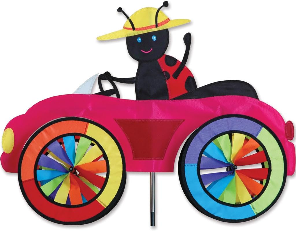 Premier 26753 Car Spinner, Ladybug, 25 by 19-1/2-Inch
