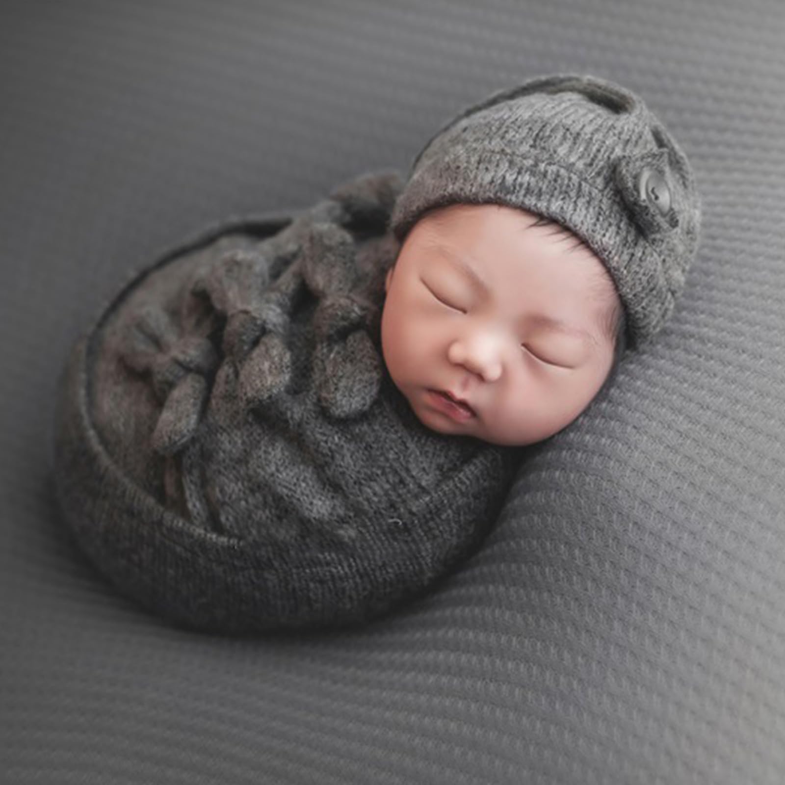Coperta avvolgente per neonati, per fotografia, per feste di nascita, morbida ed elastica, ideale come accessorio per fotografie