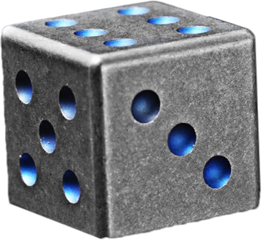 Amazon | Yuemeuy メタルゲームダイス、小型チタンダイス | ボード