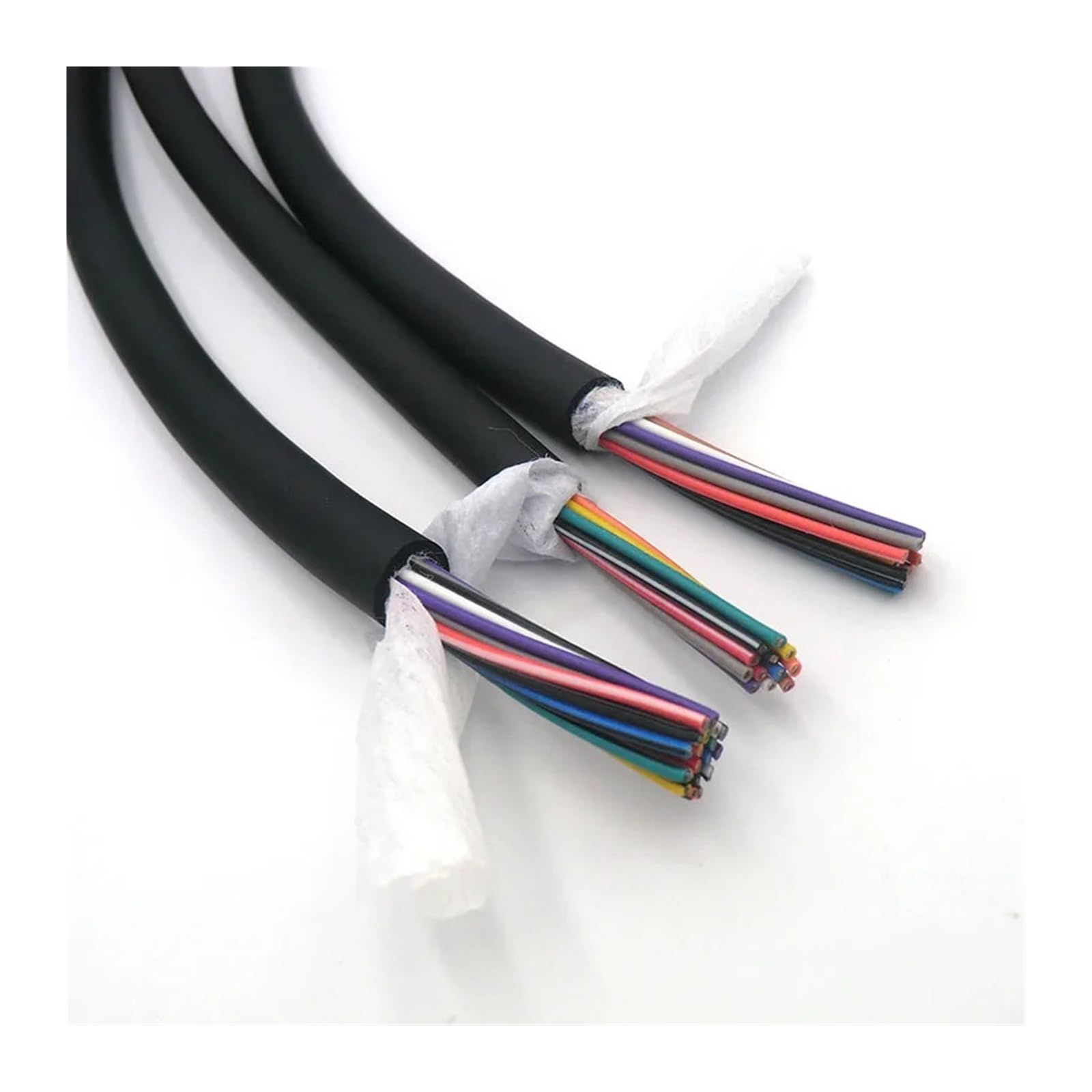 Cable de control flexible 5M y 20 núcleos, cobre estañado, 0,14/0,2/0,3 mm² | 22/24/26AWG, más suave que el cable 2464(20C 0.2mm2 (24AWG))