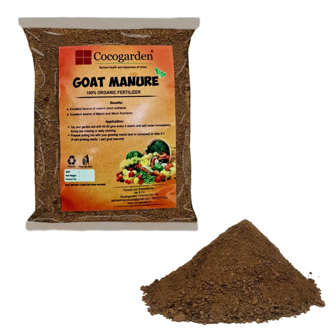 See full amazon price history chart for Cocogarden Goat Dung Manure for Plants 2 Kg | Compost Fertilizer for All Plants | Organic Manure For Home Garden Cocogarden Goat Dung Manure for Plants 2 Kg | Compost Fertilizer for All Plants | Organic Manure For Home Garden (B0848FD5F1) Amazon Price History, Amazon Price Tracker