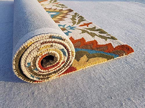 Image of Soft Pure Woolen Modern Collection Tufted Carpet for Living Room,Bedroom'Kitchen and Hall (12 X 15) Feet