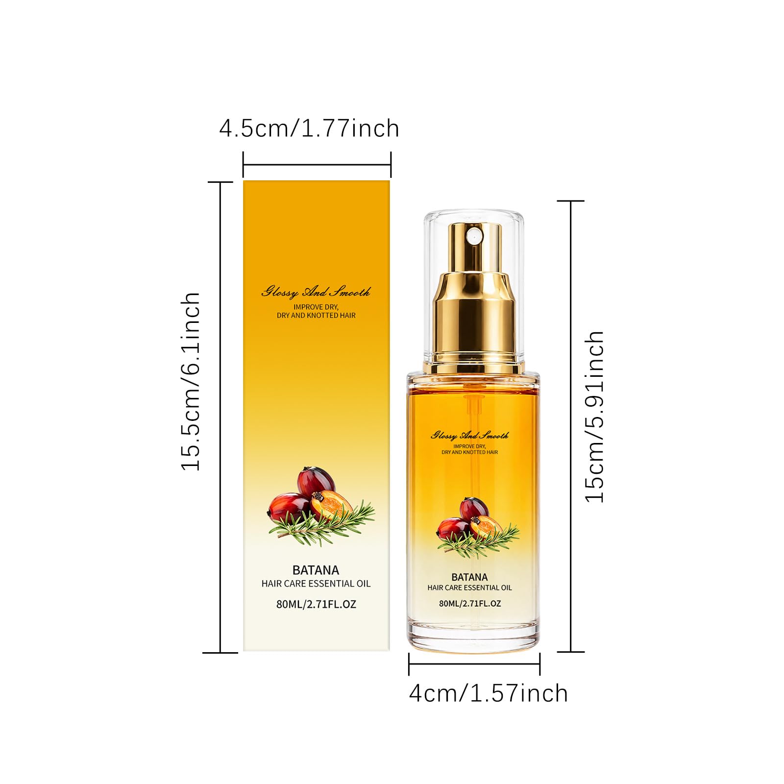 Spray de aceite esencial para el cabello, aceites capilares para el crecimiento del cabello, spray de aceite nutritivo para fortalecer el cuero cabelludo y el cabello, efecto nutritivo (3 unidades)