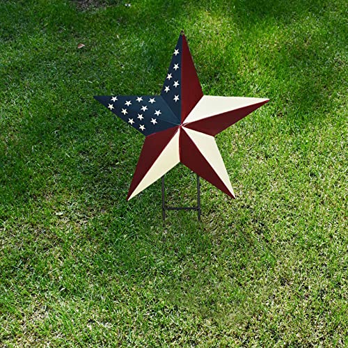 Metal-Barn-Stars-Garden-Stake-Hanging-Star-Ornament-American-Flag-Yard-Sign-USA-Lawn-Decoration-Indoor-Outdoor-Patriotic-Decor-for-July-4th-Independence-Day-Memorial-Day-Party-12-B Metal Barn Stars Garden Stake Hanging Star Ornament American Flag Yard Sign USA Lawn Decoration Indoor Outdoor Patriotic Decor for July 4th Independence Day Memorial Day Party 12 B