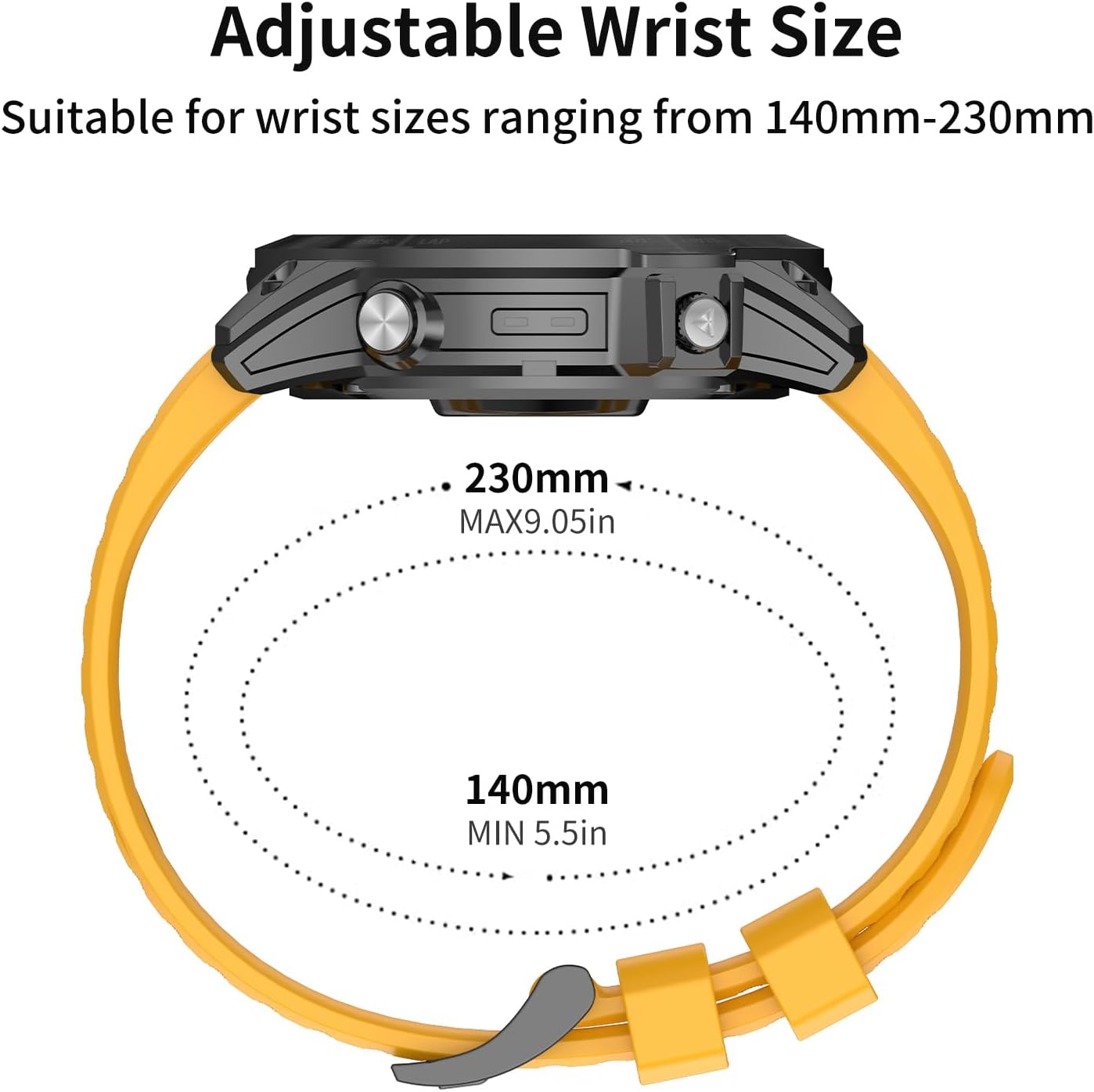 ZPJPPLX 22mm Compatible with Garmin Fenix8/8 pro/E/Fenix 6 Pro/6/7/7 Pro/5/5 Plus Watch Band,Soft Silicone Straps for Forerunner 965/955/970/Approach S70 /S62/S60/quatix tactix 8 7 epix Pro 47mm - Image 4