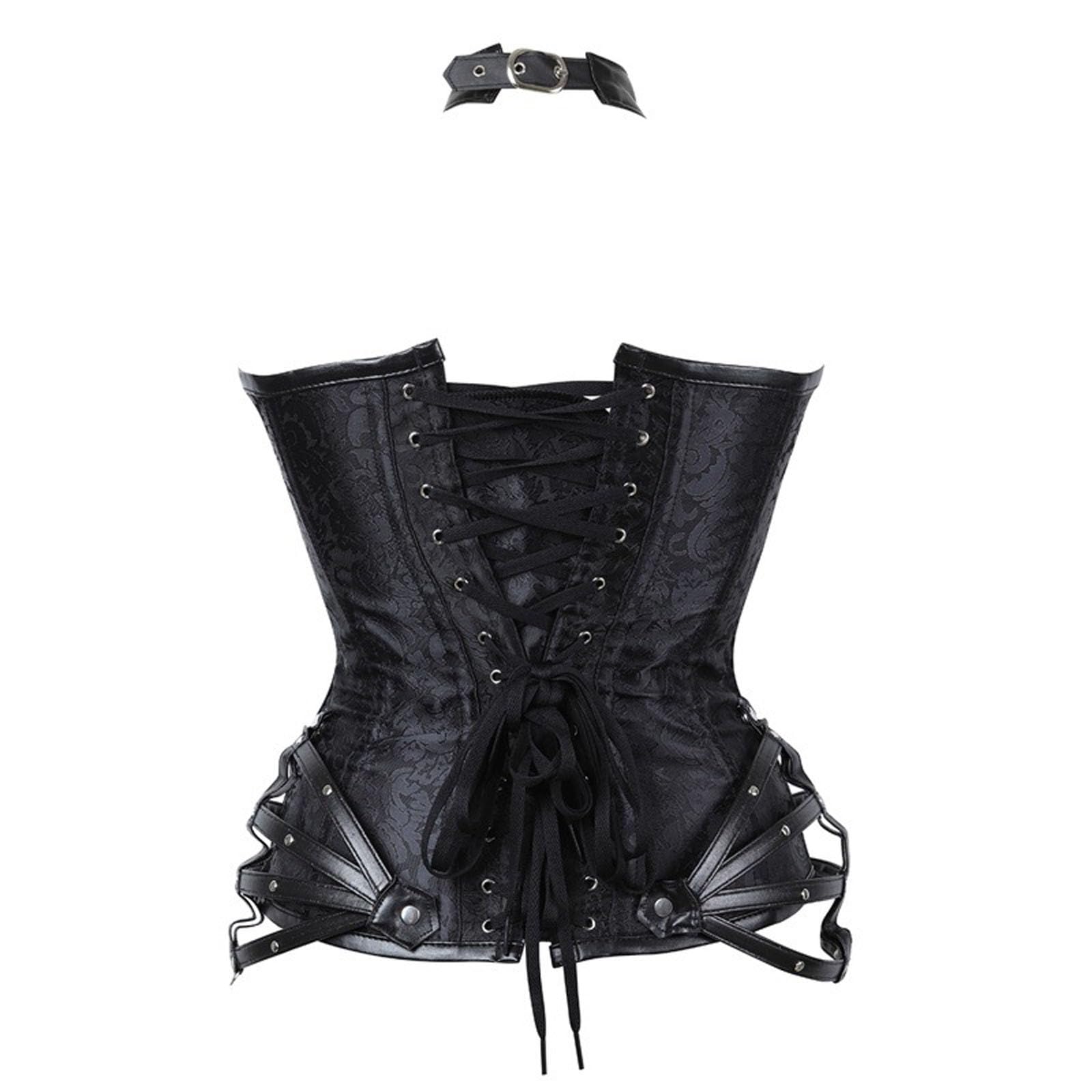 Genérico Top de Silueta de Malla Transparente Corsé con Huesos Flexibles Ajuste Personalizado en Cintura Bustier Sin Mangas Cómoda Ropa Interior Modelante para Mujer Ocasiones Nocturnas