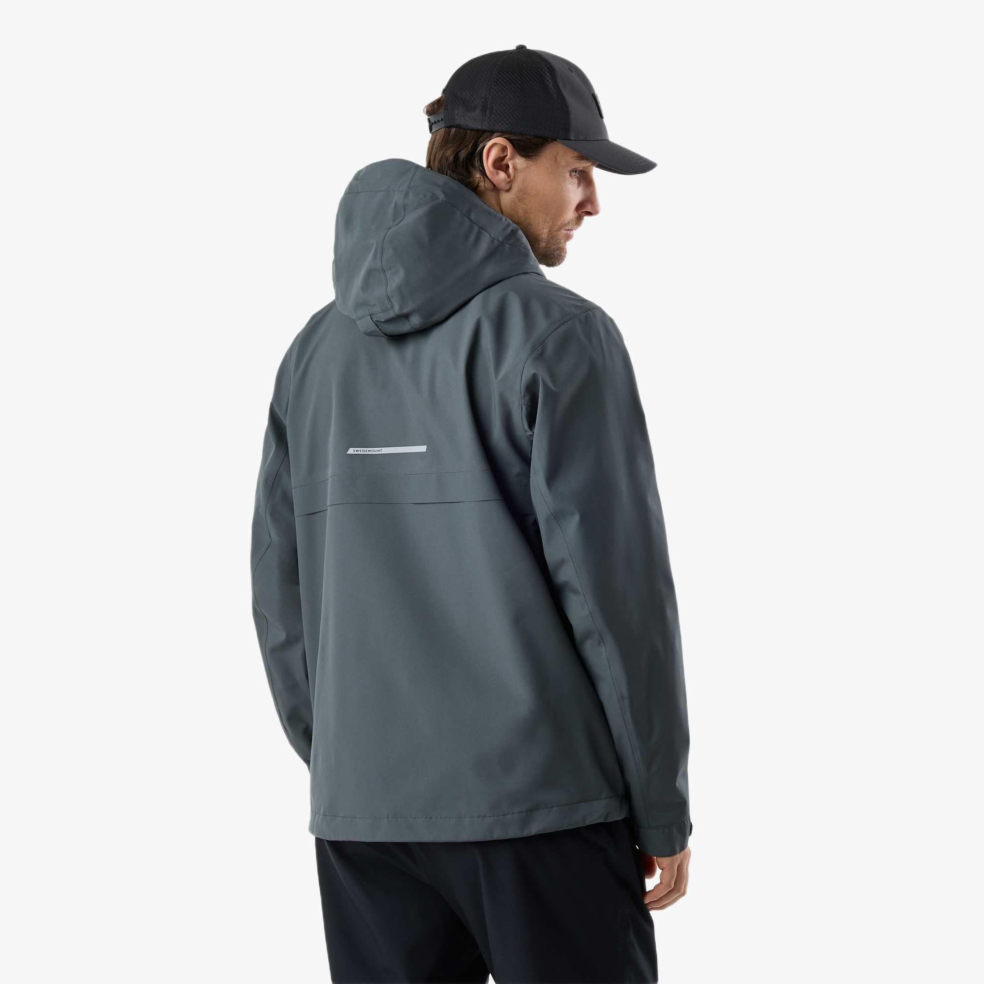 Swedemount Tjörn Regenjacke für Herren Wasserdicht Atmungsaktiv Winddicht mit Kapuze Outdoor Wandern