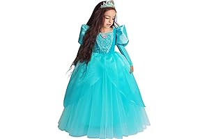 Deluxe Puffy Princess Dress for Little Girls