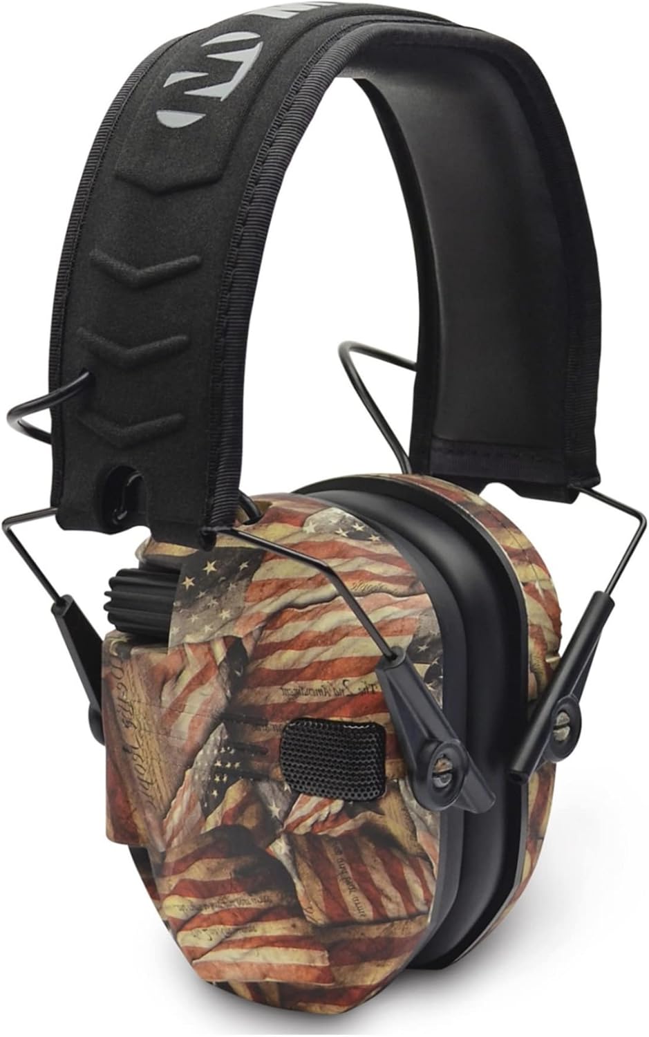 Walkers Razor Slim Electronic Shooting Muffs 4-Pack Bundle, USA 2nd Amendment (4 Items)