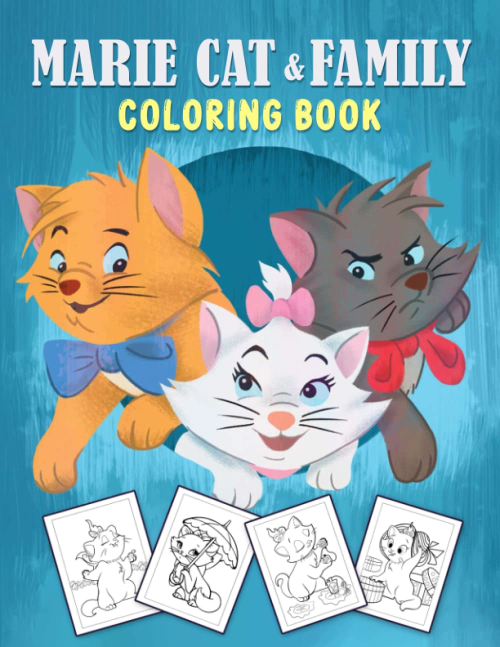 Ṁaríe Cat & Family Coloring Book: Ṁaríe Cat & Family Exclusive Work - illustrations Great Coloring Book For Ṁaríe Cat & Family Lovers