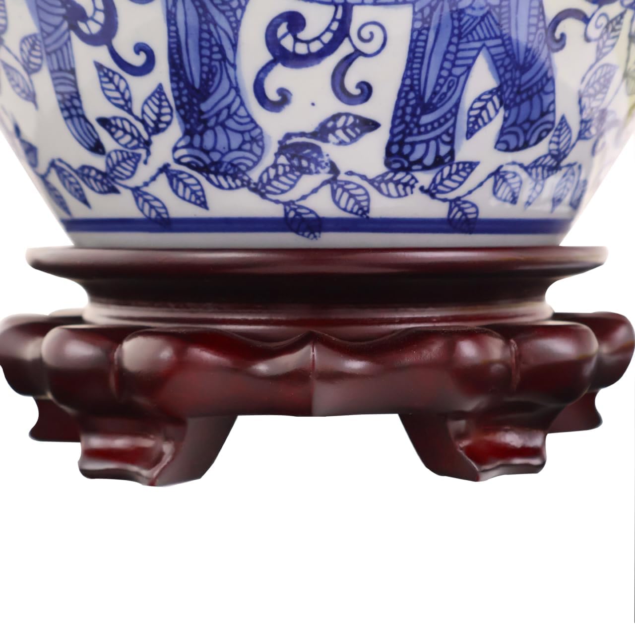 Oriental Onion Shaped Vase Stand (3 Inch)