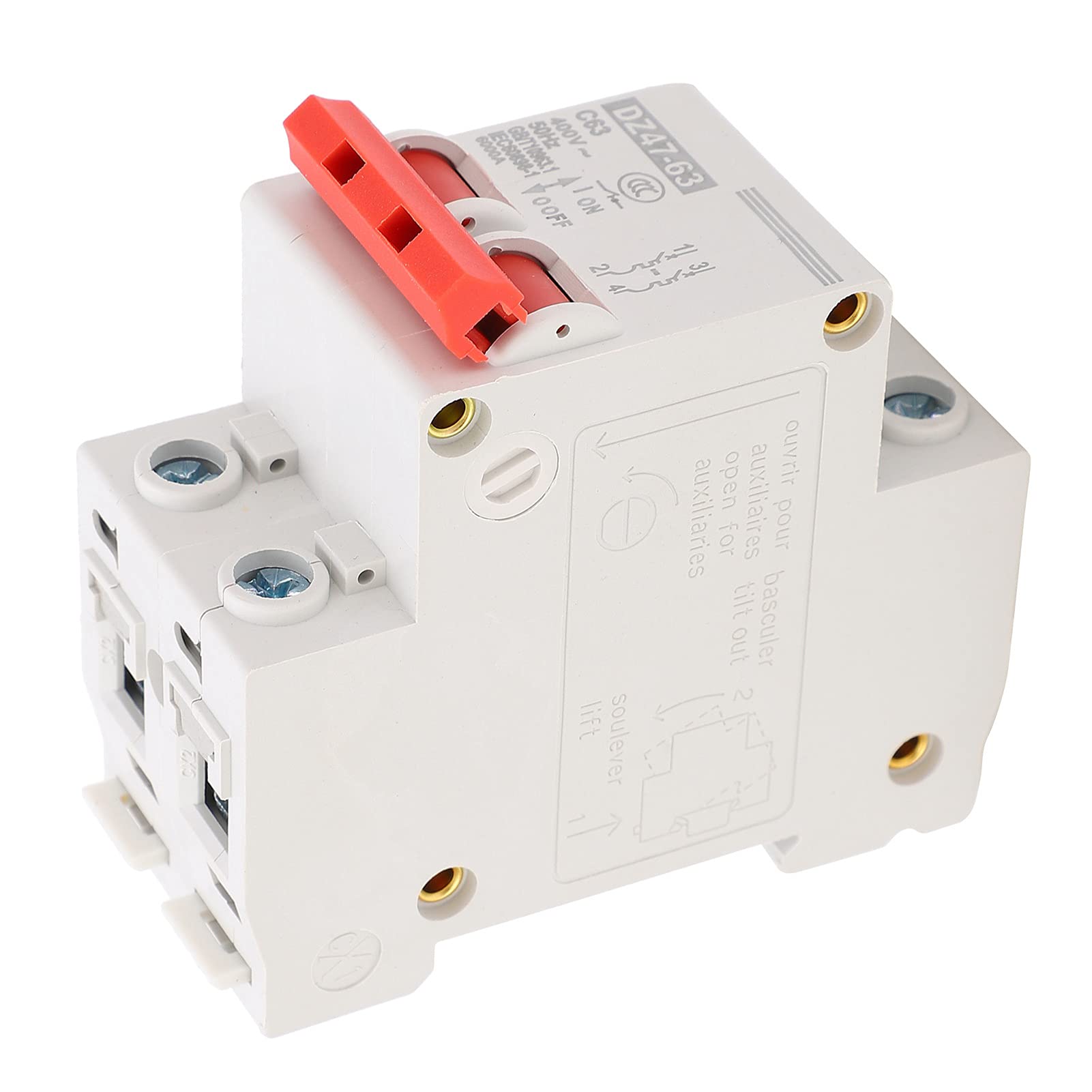 GVBAEPIEO Miniature Circuit Breaker, Overload DZ47‑63 for Mechanical Equipment for Electrician for Industrial Accessories
