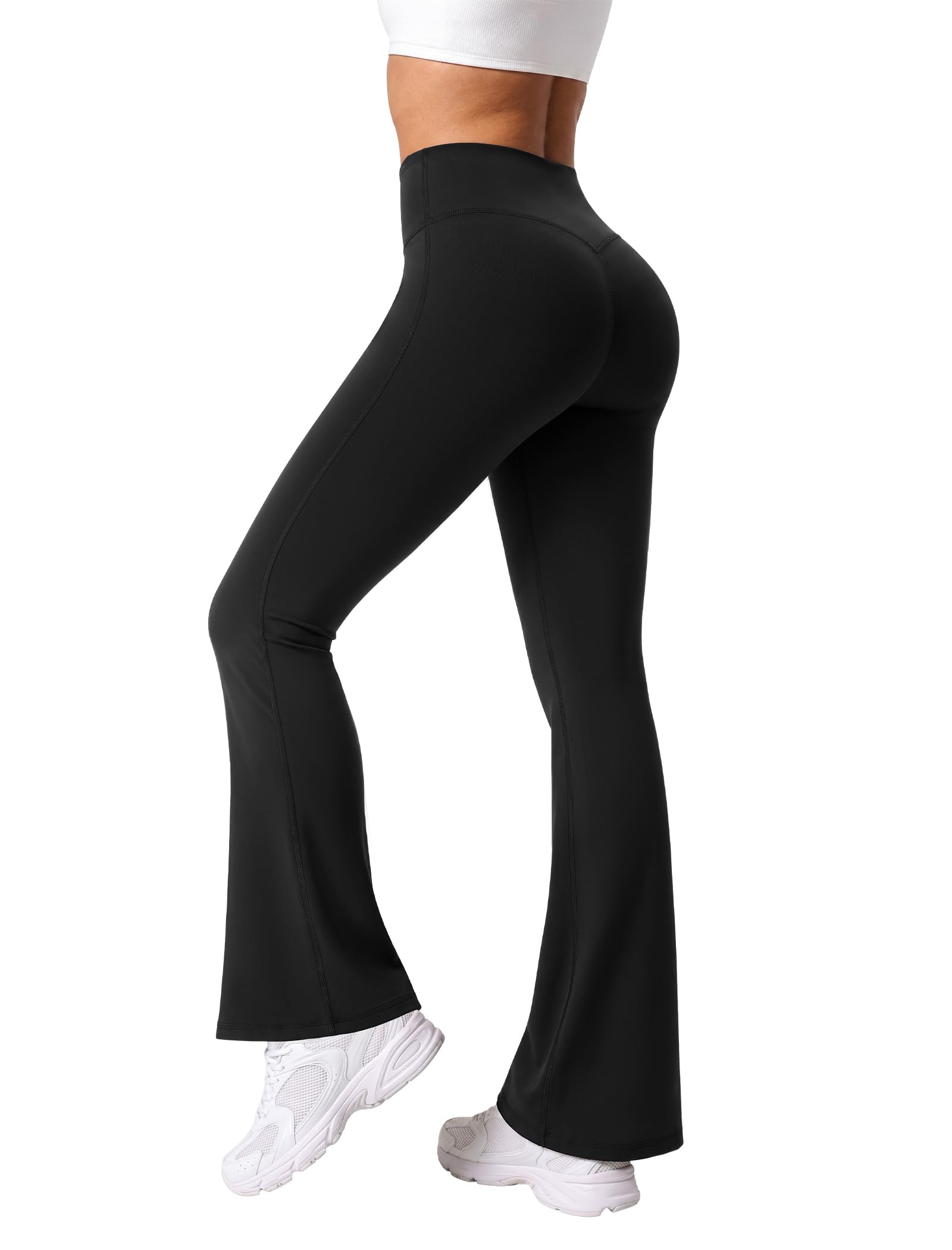 COPYLEAF Womens Flared Leggings