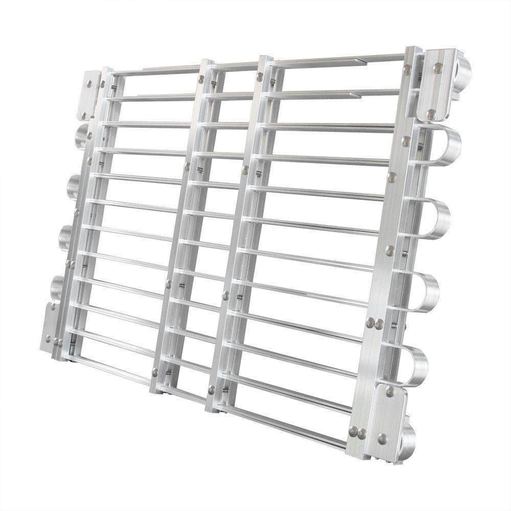 Adjust-A-Grate Window Well Grate - Model L6 - Fits Metal Window Wells with Large Radius Front Corners (22"-25" D) x (45"-60" W)