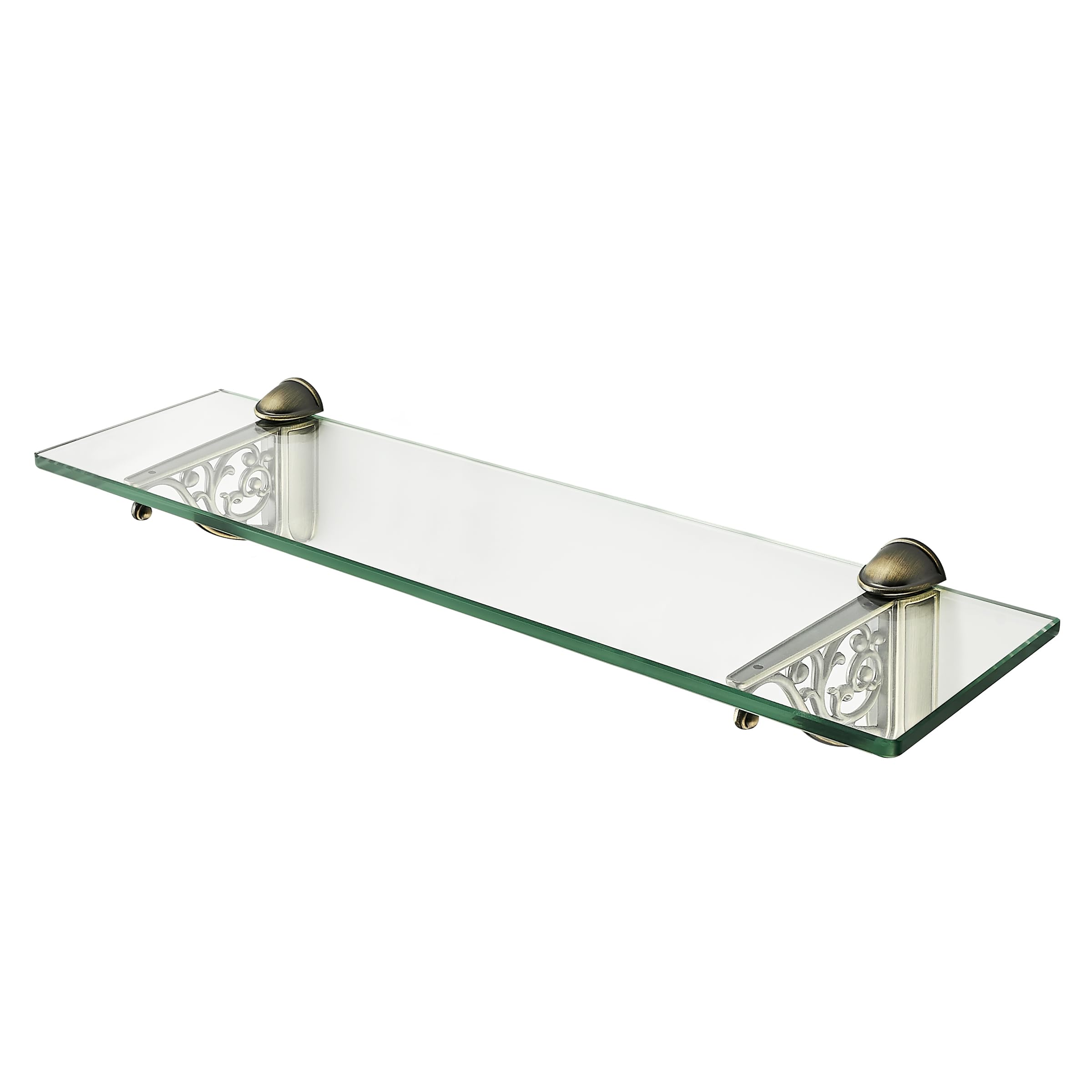 antique brass shelf brackets product photo