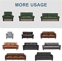 Vista 136 de H.VERSAILTEX Multi-Pieces Sofa Covers Stretch Couch Covers Form Fitted Seats and Back Cushions Covers