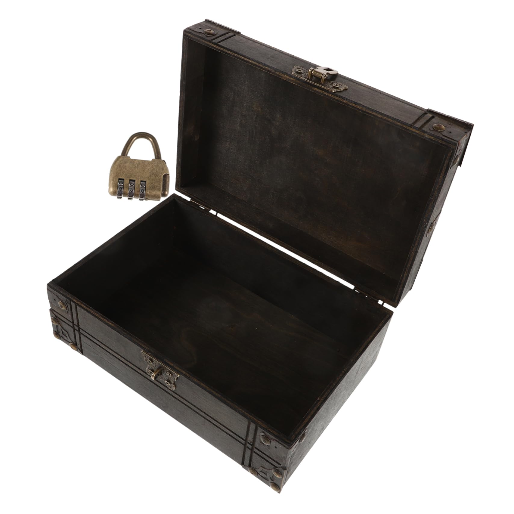 Coffret de rangement bois vintage LIFKOME pour sublimer le salon et la chambre