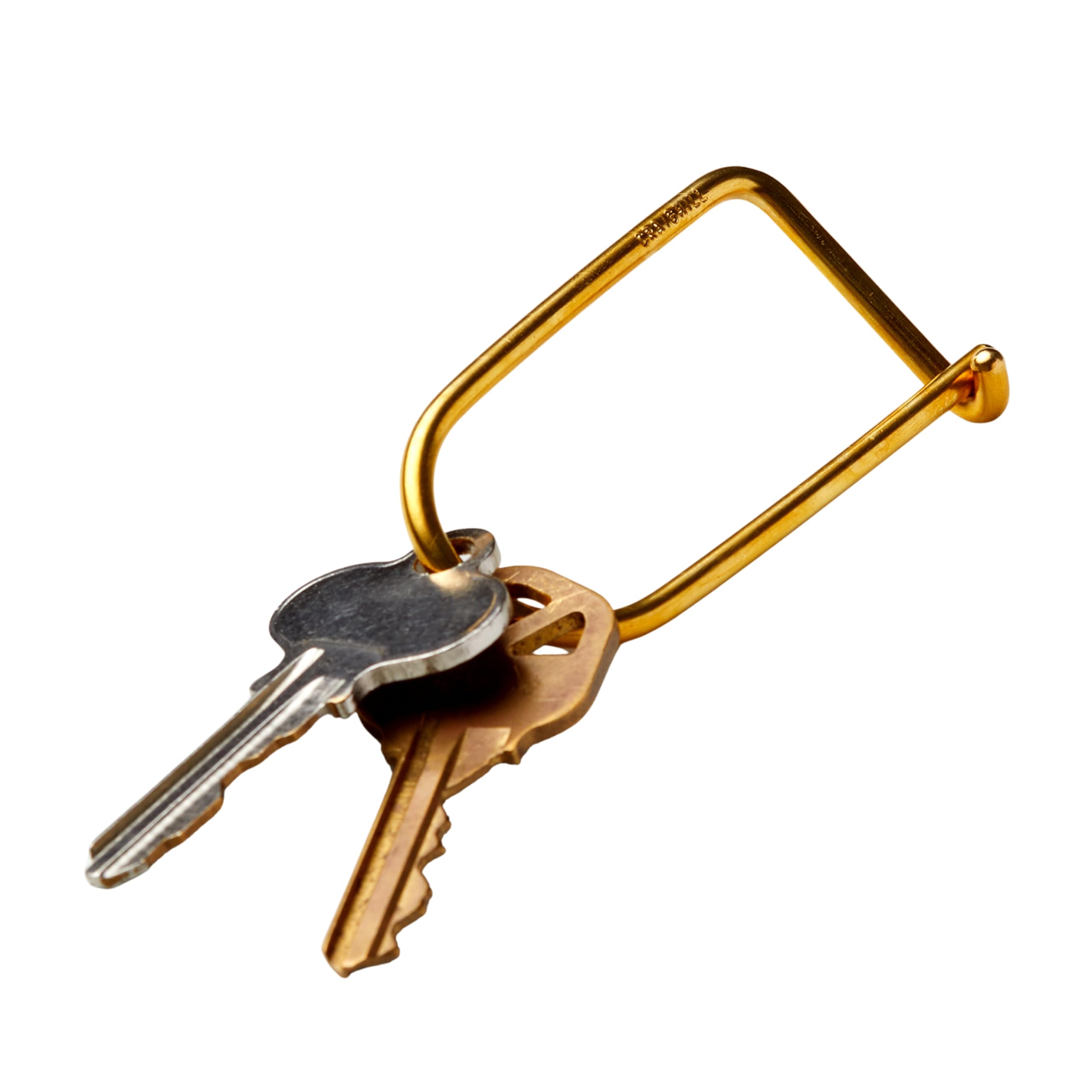 Craighill Wilson Brass Keyring - 2” Carabiner Keychain Clip