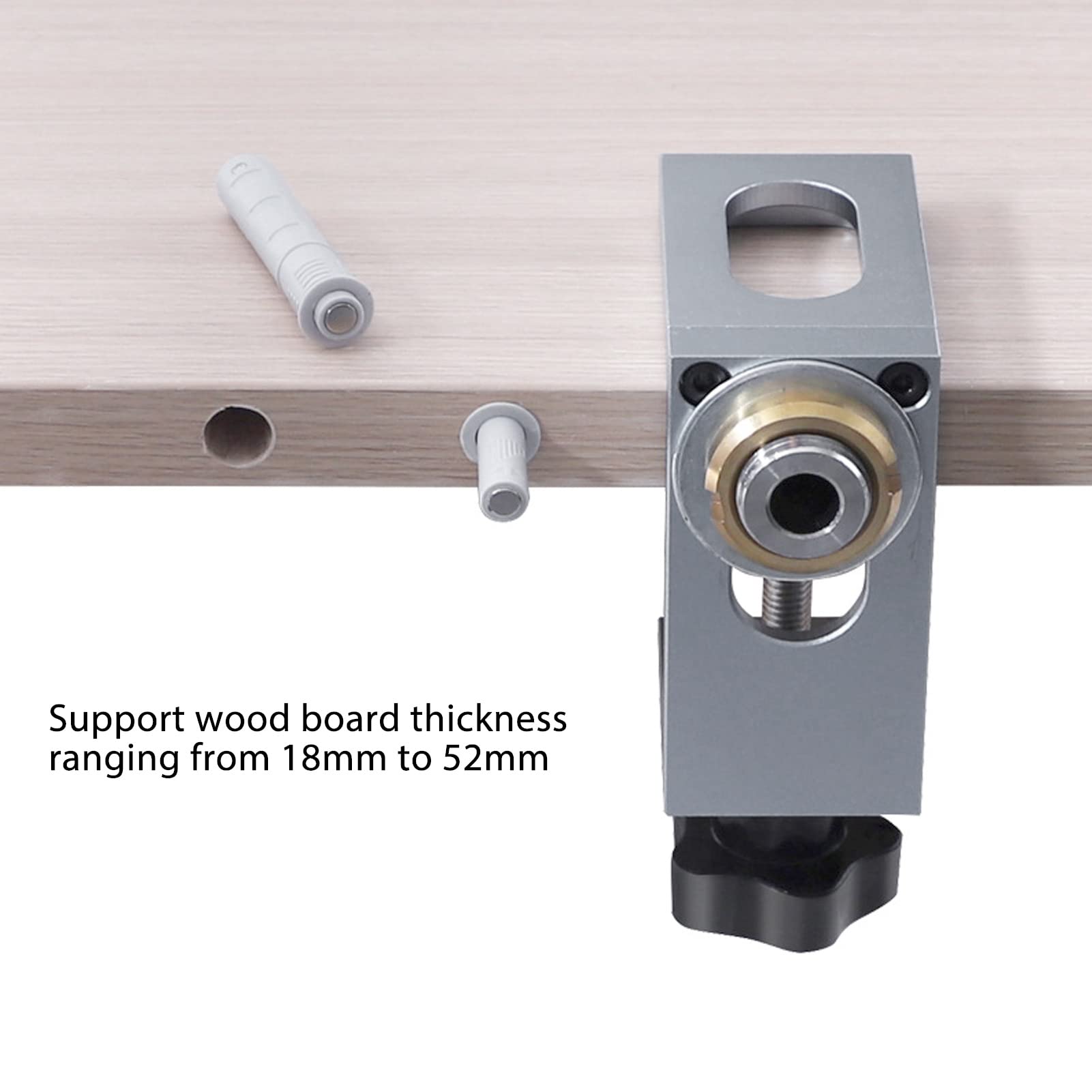 Oumefar Kit di strumenti per la lavorazione del legno per la lavorazione del legno, strumento per l'installazione di porte e armadietti in lega