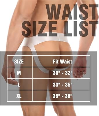 Men's Jock Strap, Wide Band Mesh Male Underwear Jockstrap Athletic Supporter for Gym Vasectomy