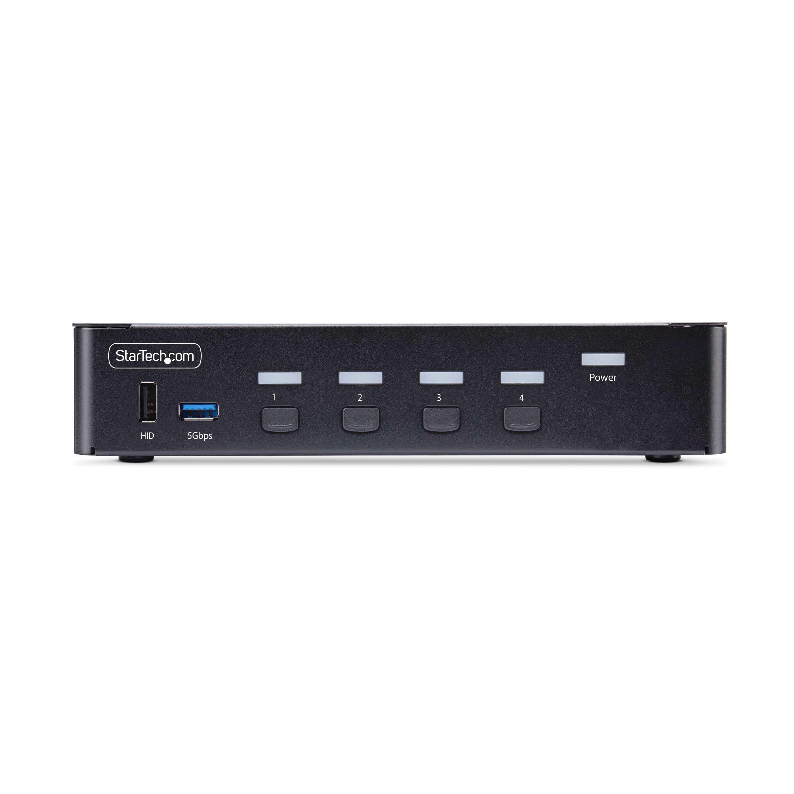 StarTech.com 4-Port DisplayPort KVM Switch, 8K 60Hz / 4K 144Hz 
