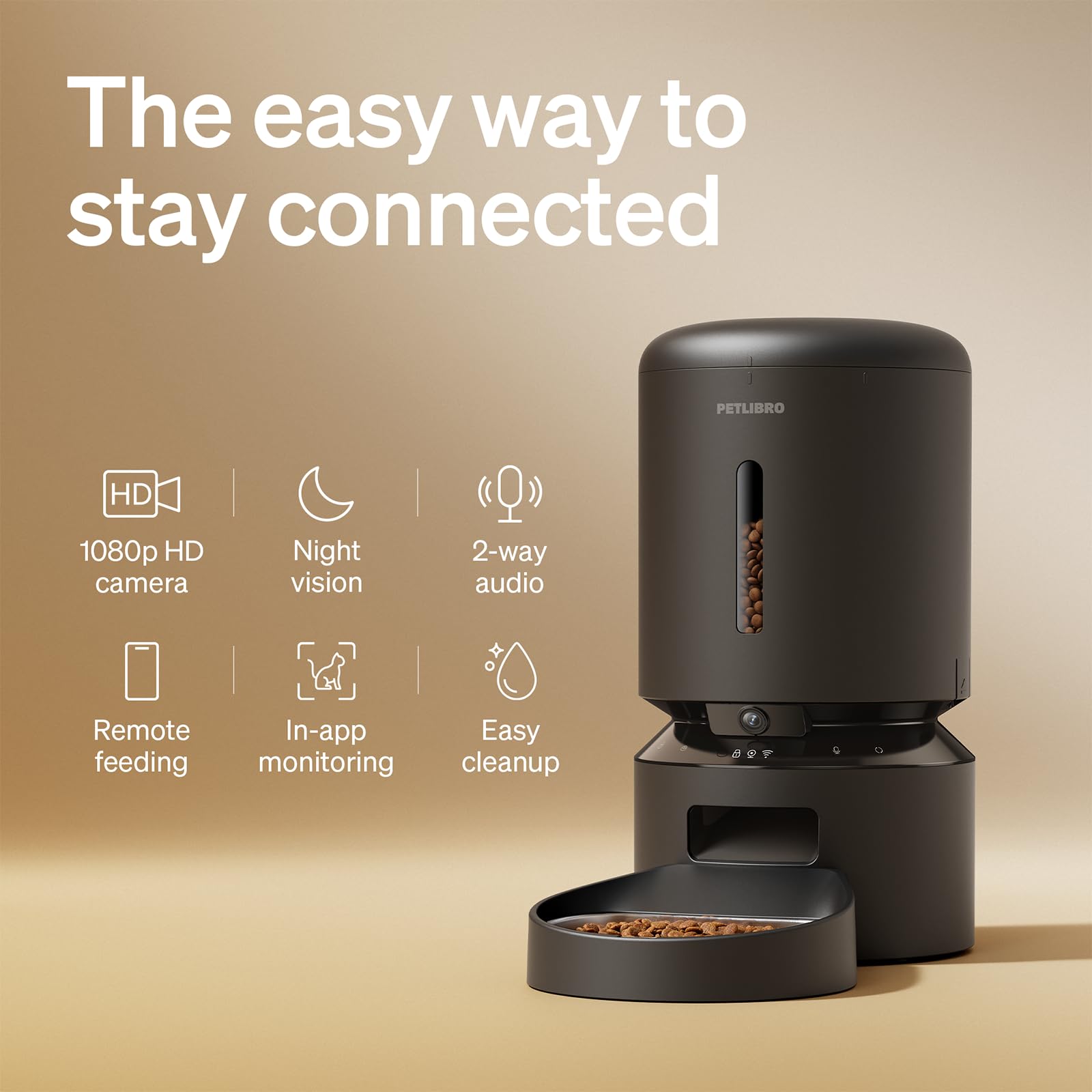 Automatic Dog & Cat Feeder with Camera & WiFi – 8L/34 Cups, 1080P Night Vision, 2.4 & 5G WiFi, 2-Way Talk, 10s Voice Recording, Timed Food Dispenser, Up to 99 Portions, 15 Meals Per Day product image 16