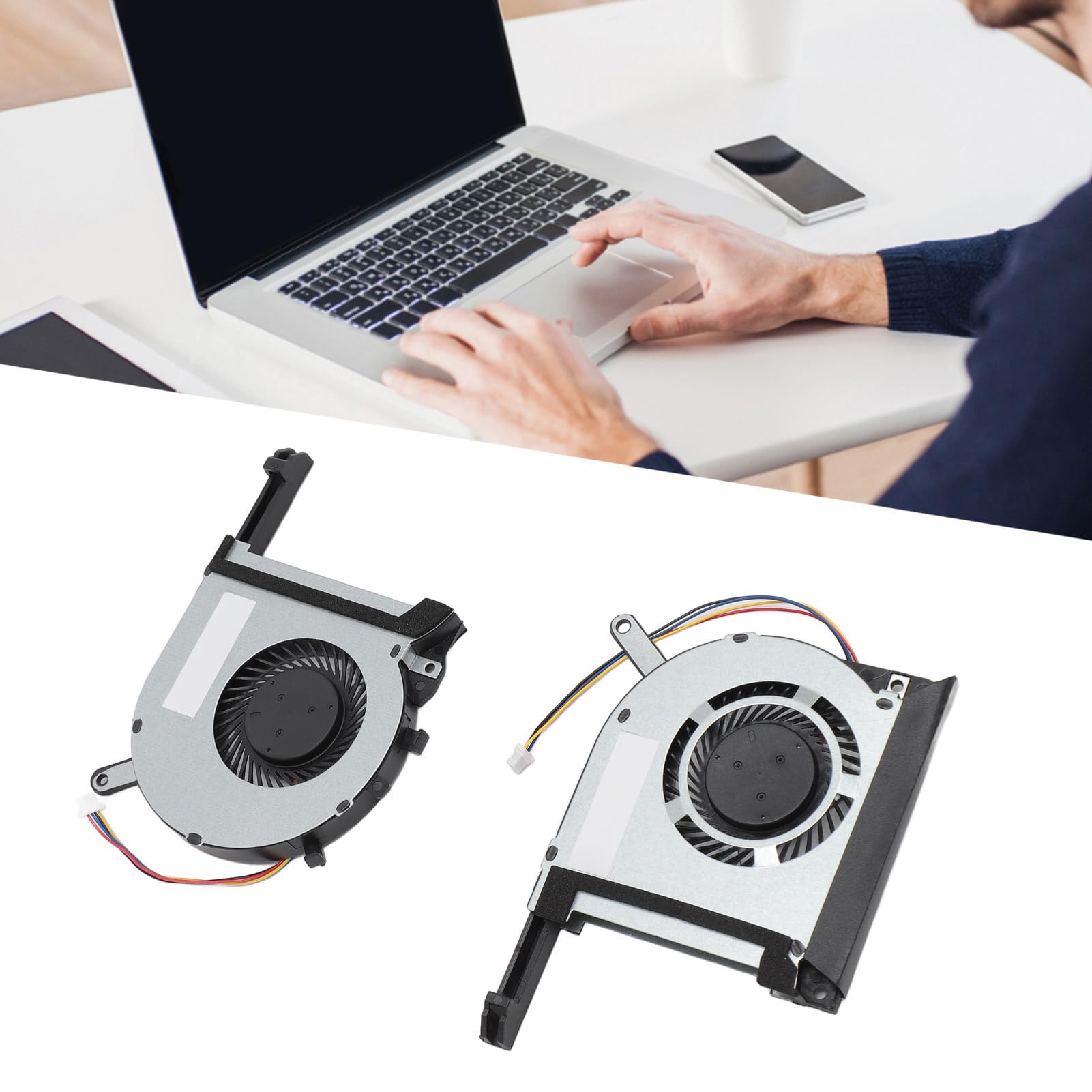 Garsent Ventilateur de Refroidissement pour Ordinateur Portable, pour TUF505 TUF506 TUF565 TUF566 TUF705 TUF706, Ventilateur de Refroidissement pour (Ventilateur de Refroidissement